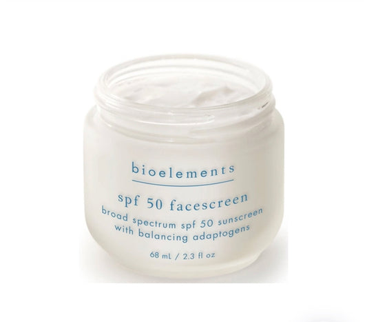 Bioelements SPF 50 FaceScreen Broad Spectrum Sunscreen 2.3 oz.